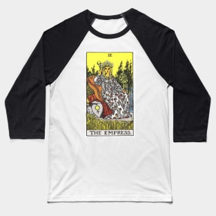 The Empress Tarot Baseball T-Shirt